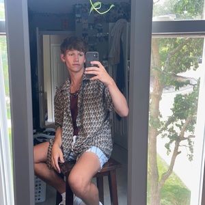 XL multicolored Manhattan button down